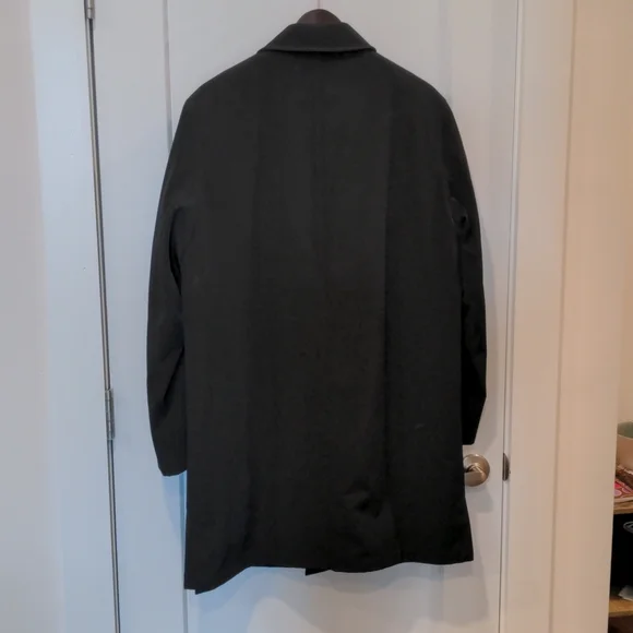 Kenneth Cole New York Black raincoat size small - Picture 7 of 14